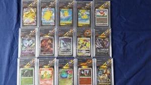 15 Cartes pokemon gradés Japonaise Variées ! Pikachu style Lot LX 10 - Picture 1 of 8