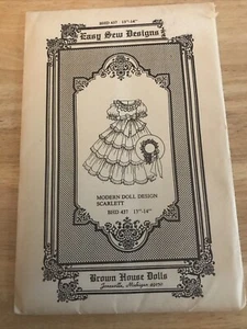 Brown House Puppen Muster Antik Design 13-14" BHD 342 - Bild 1 von 1