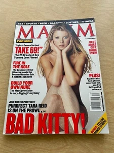Maxim Magazine Issue 36 Dec 2000 Tara Reid American Pie Bikini Lingerie Pinup - Picture 1 of 12