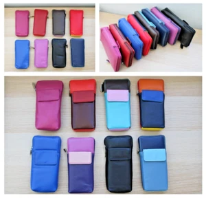 Leather Glasses Case Pouch by Golunski Various Colours Unisex - Picture 1 of 22