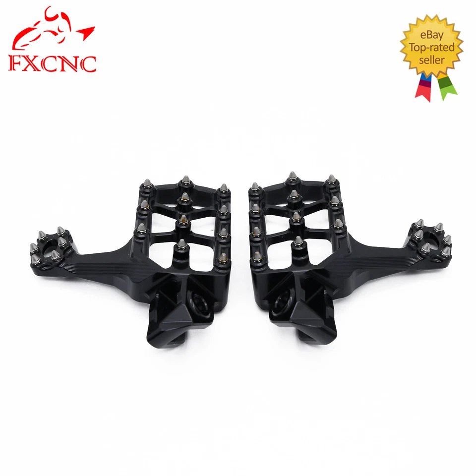 Para KTM 125SX 250SX 300SX 2023-2025 CNC estriberas extendidas clavijas pedales reposapiés Foto 1 de 4