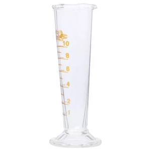 10ml Glass Measuring Cup with Spout Graduated Cup Laboratory Experiment Tool - Picture 1 of 12