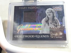 Americana Hollywood Legends Material Card HL-17 Mary Pickford #d 10/50 Golden - Picture 1 of 2
