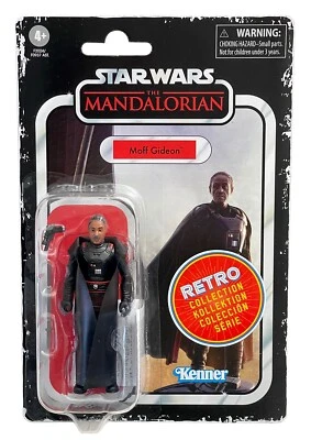 FIGURA HASBRO STAR WARS COLECCIÓN RETRO THE MANDALORIAN MOFF GIDEON 3.75" ~NUEVA~ Foto 1 de 4
