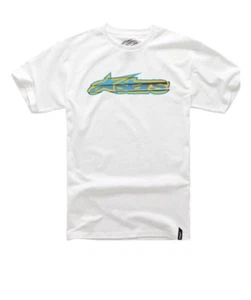 Camiseta clásica Alpinestars Cutler para hombre XL blanca cuello redondo - Imagen 1 de 5