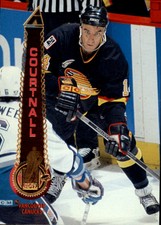 1994-95 Pinnacle Canucks Hockey Card #276 Geoff Courtnall