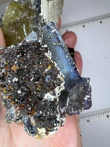 Sphalerite Wurtzite? Calcite Quartz Crystal Cluster Mineral 15oz 437g - Picture 1 of 11