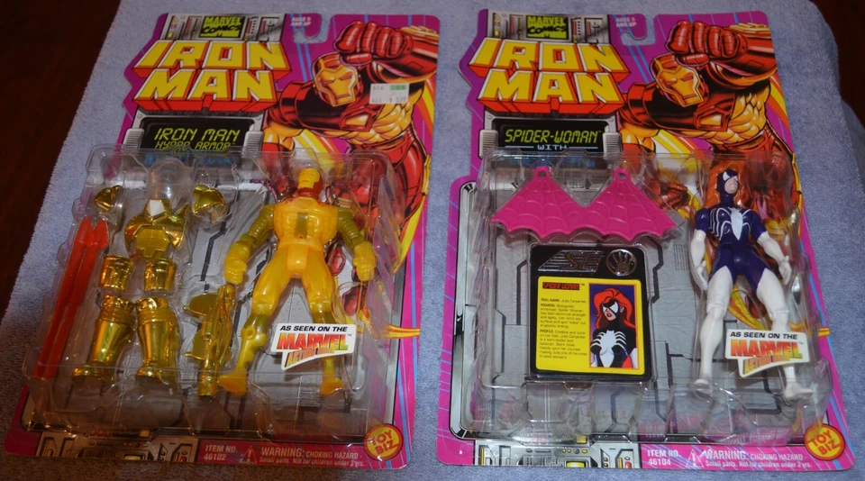 1994 Toy Biz Iron Man Hydro Armor Deep Sea Weapons Marvel Action Figure 46102