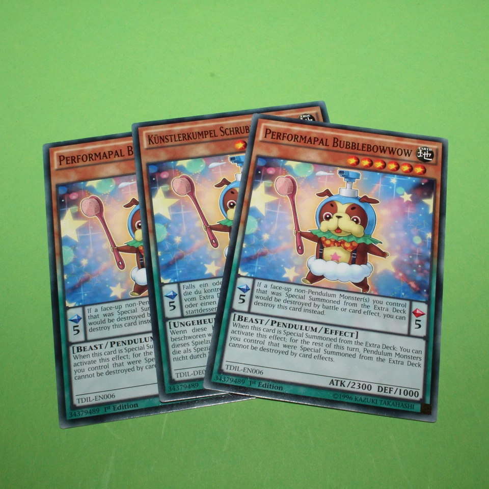 Yugioh TDIL-EN006 Performapal Bubblebowwow (Common) - Playset (3x) - Bild 1 von 1