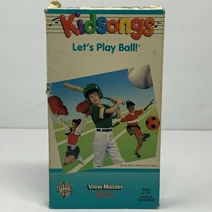 Vintage Kidsongs Let's Play Ball VHS 1990 View-Master Video Sing-a-Long V10 - Picture 1 of 3