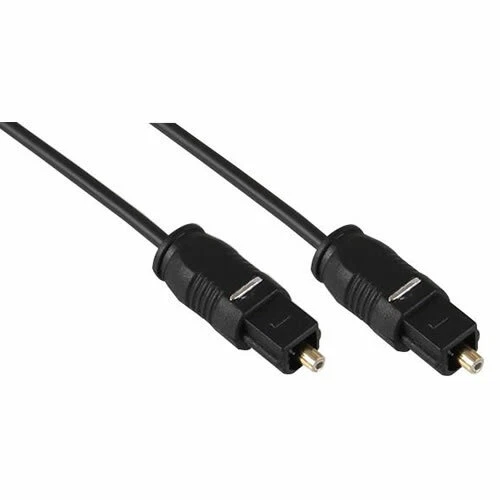 BLACK SPDIF TOSLINK Digital Audio 50cm to 10m Fibre Optic Soundbar TV Cable - Image 1 of 1
