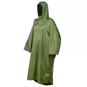 Trekmates Deluxe Waterproof Poncho - Chive Green - Picture 1 of 1
