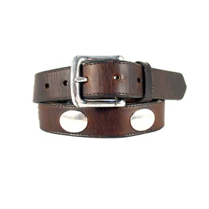ANOTHER LINE Silver Mirror Concho Belt Women's 30(28"-32") - Made in USA - Picture 1 of 8