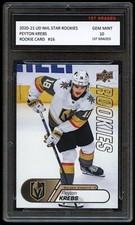 PEYTON KREBS 2020-21 UPPER DECK UD STAR HOCKEY 1ST GRADED 10 ROOKIE CARD RC NHL 