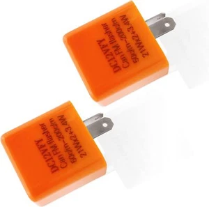 2PCS LED Flasher Relay,Heavy Duty 12V 2-Pin Adjustable LED Turn Signal Relay - Picture 1 of 7