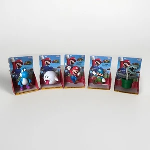 Jakks Pacific Super Mario 2.5" Action Figures LOT of 5 - Picture 1 of 8