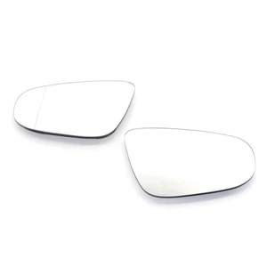 Heated Chrome Heated Door Side Wing Mirror Glass For VW Touran Typ 1T2 2009-2010 - Picture 1 of 7