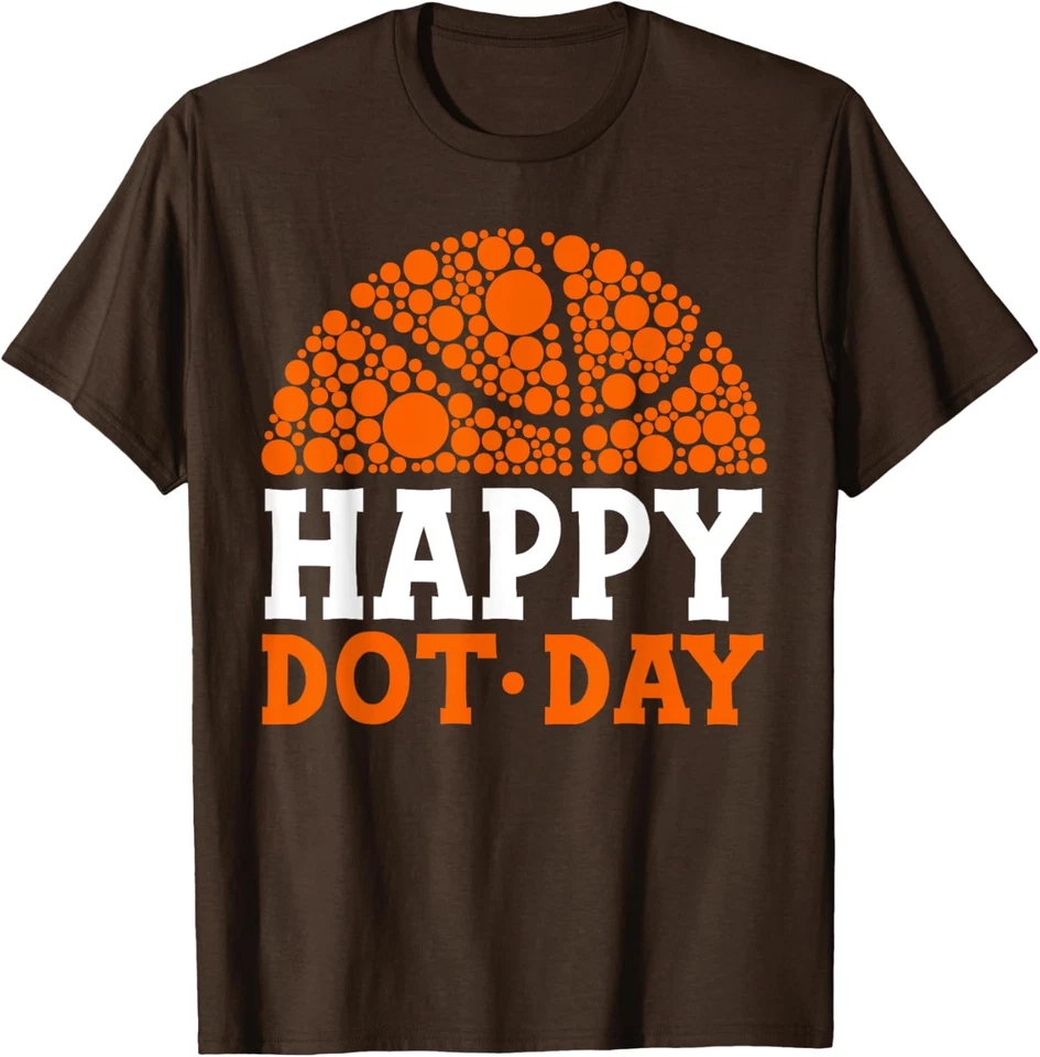 Camiseta unisex día 2025 lunares amante de la pelota de baloncesto Happy Dot Foto 1 de 1
