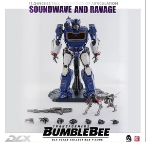 Threezero Transformers Soundwave and Ravage DLX Scale Bumblebee Movie Figures - Picture 1 of 8