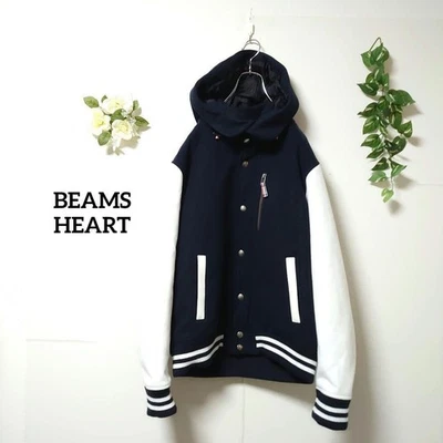 M Size Stadium Jacket Beams Heart Hoodie Outerwear - Image 1 of 4