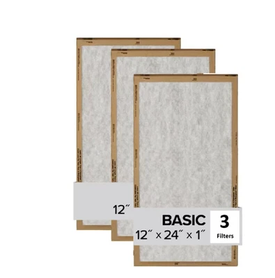 3M Filtrete 14x24x1 Air Filter MERV 1 HVAC AC Furnace Filter Replacement - 3pk - Image 1 of 3
