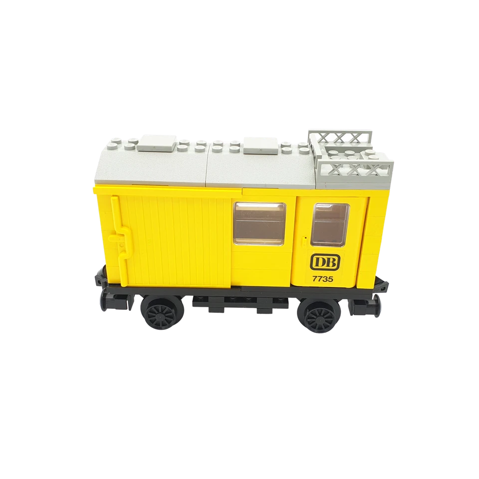 Lego® 4.5V 12V TRAIN AK 7735 Freight TRAIN AK Set Freight Wagon Doors YELLOW - Image 1 of 1