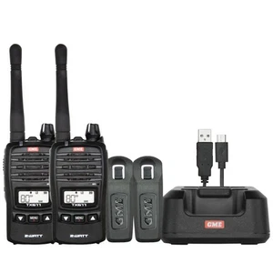 GME Handheld UHF CB Radio 2W 80CH Twin Pack TX677TP - Picture 1 of 4