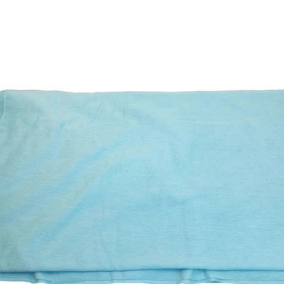 Aqua Blue Knit Blend Fabric Yardage Upholstery Sewing Craft Material 3 Yards - Image 1 of 4