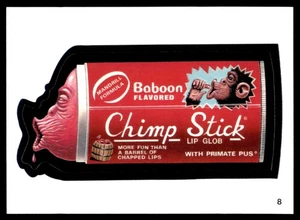 2004 Topps Wacky Packages All-New Series 1 #8 Chimp Stick - Picture 1 of 2