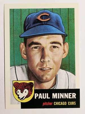 1991 Topps Archives '53 #92 Paul Minner - Image 1 of 2