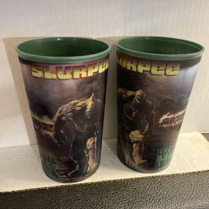 Vintage 7-11  Slurpee Marvel Incredible Hulk  2008  Hologram Cups (2) - Picture 1 of 9