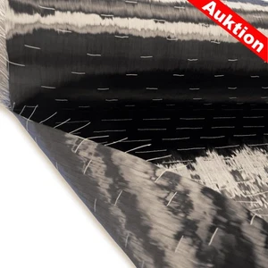 10m² Carbongewebe Sonderposten Unidirektional 0° gespreiztes 268g/m² 12K HT - Bild 1 von 5