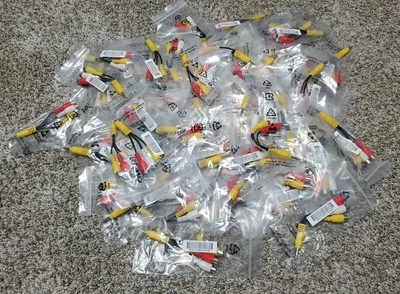 Nuevo Lote 82 OEM LG Compuesto Audio Video A/C Cable Adaptador Ea TV Foto 1 de 4