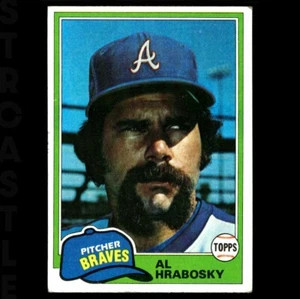 1981 Topps - Al Hrabosky #636 Atlanta Braves ⚾ Baseball Card - Picture 1 of 3