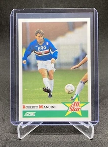 ROBERTO MANCINI 1991-92 Italian Score Soccer Card SAMPDORIA #419 PSA - Picture 1 of 2