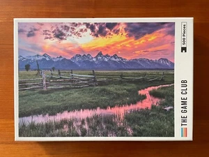 Sonnenuntergang bei Grand Teton 500 Teile Puzzle The Game Club #025 Nationalpark - Bild 1 von 4