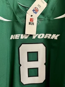 AARON RODGERS NEW YORK JETS GREEN NIKE F.U.S.E VAPOR ELITE JERSEY SIZE 48 - Picture 1 of 8