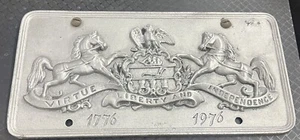 Pennsylvania Bicentenial I”Virtue Liberty + Independence “License 1776-197 - Picture 1 of 12