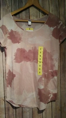 NUEVO CON ETIQUETAS ALTERNATIVO Mujer Talla Pequeña Rosa Camiseta Camiseta Camiseta Foto 1 de 4