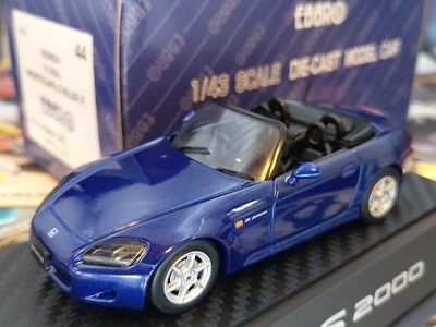 EBBRO 43044 МАСШТАБ 1:43 1999 HONDA S2000 AP1 ЛИТАЯ МОДЕЛЬ АВТОМОБИЛЯ MONTE CARLO СИНИЙ - Изображение 1 из 4