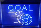 Neon Sign Dual Color Goal Soccer Play Wall Hanging Table Desk Top Decor