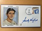 1985 Sandy Koufax FDC First Day Cover Z Cachet Signed Autograph Auto JSA Dodgers