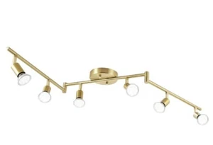 Led Track Lighting Kit Flush Mount Spotlight Ceiling for Kitchen - Picture 1 of 5