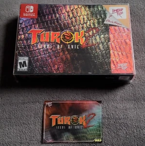 *No Game* Turok 2 Seeds Of Evil Classic Edition Box Authentic Nintendo LRG NSW - Picture 1 of 13