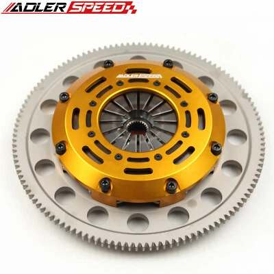 ADLERSPEED RACING CLUTCH SINGLE DISK MEDIUM FOR 04-18 SUBARU WRX STI EJ25 6-SPD - Image 1 of 4