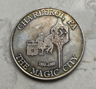 1990 Charleroi Pennsylvanie PA Centennial 1 once 0,999 argent rond