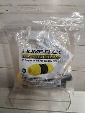 HOME-FLEX Underground Gas Pipe Fitting Yellow Poly Coupler 2 Inch IPS Dr 11