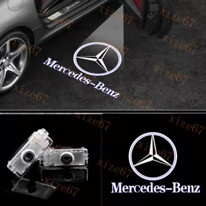 2pcs No Fading LED Door Projector Light For MB E-Class Coupe A207 C207 2010-2016 - Picture 1 of 10