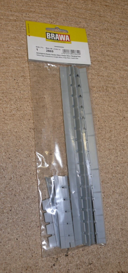 SH Brawa 2869 Bausatz Bahnsteigkanten