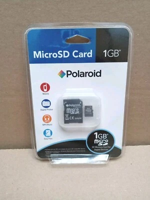 New in Package Polaroid PNY 1GB SD Memory Card Digital - Image 1 of 4